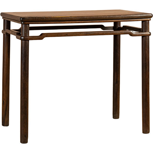 清早期	紫檀圆包圆罗锅枨画桌 商品图5