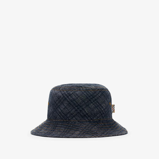BURBERRY 巴宝莉 男士格纹牛仔渔夫帽 格子 8110828 C1765 商品图0