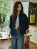 小众原单法式复古小立领牛仔夹克外套 商品缩略图14