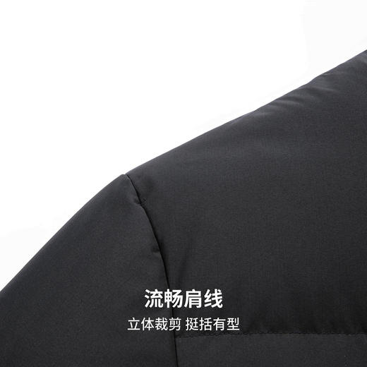 【含鸭绒】圣得西男士休闲立领面包服2025冬季新款简约不跑绒羽绒服 商品图7