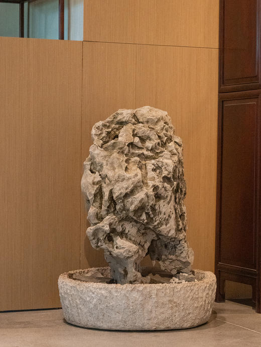 清	太湖石园林赏石配石盆 商品图1