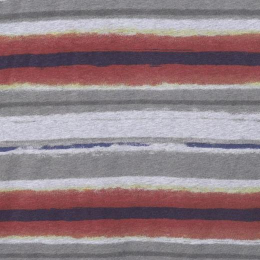 T4676SDSA秋季新款男士痞帅简约休闲撞色条纹圆领长袖T恤小众设计百搭 商品图3