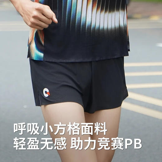 果凡【新款上市】高腰显瘦2.5分高弹力腰包式口袋款专业跑步短裤 商品图3
