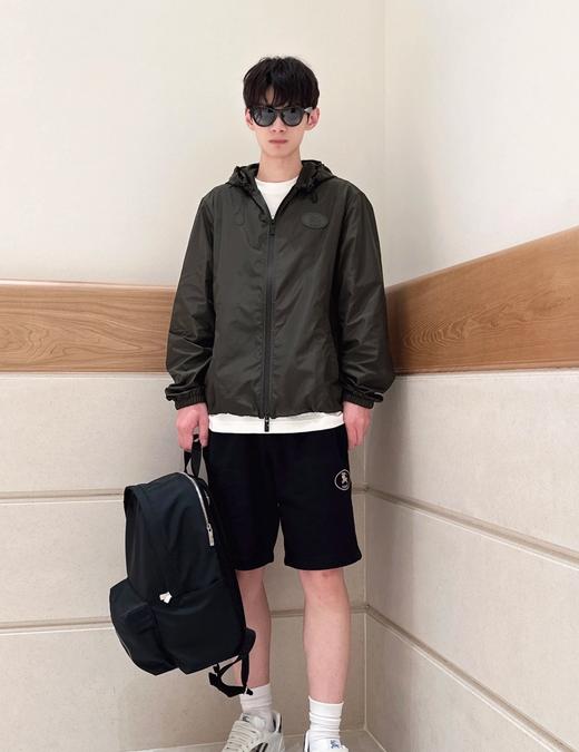 男款logo印花尼龙连帽外套007 商品图3