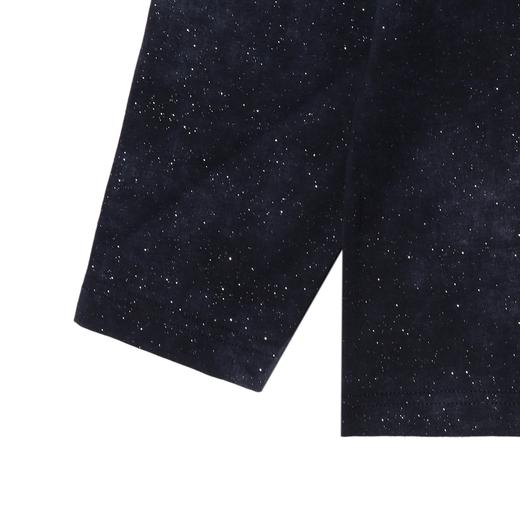 T4811SDSA男士秋冬新款痞帅男装设计师彩色缝线满天星圆领长袖T恤百搭 商品图4