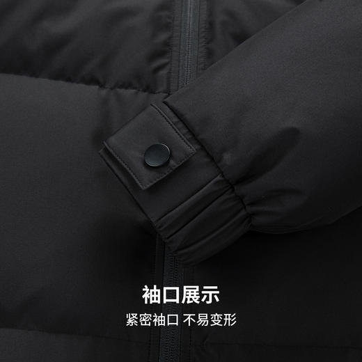 【含鸭绒】圣得西男士休闲立领面包服2025冬季新款简约不跑绒羽绒服 商品图8