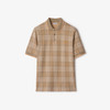 BURBERRY 巴宝莉 男士马术骑士徽标刺绣格纹棉质短袖Polo衫 格子 8110102 C3257 商品缩略图0