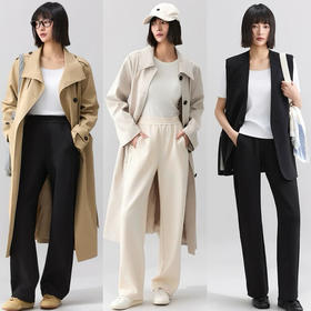 SUTUS/《本命空气裤》丨通勤百搭 松紧直筒裤