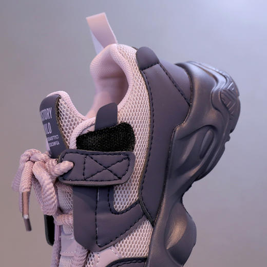 【舒适鞋面！亲肤设计】3-12岁女童老爹鞋儿童运动鞋女软底小众风中大童女童鞋网面鞋。ra 商品图3