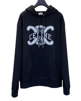 男款logo印花棉质连帽卫衣008