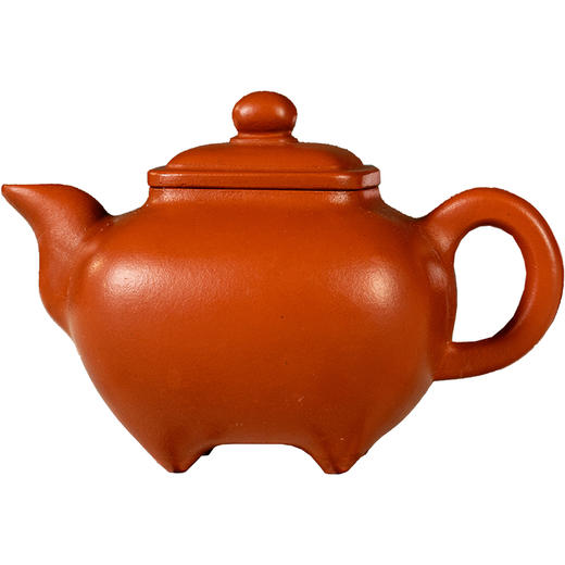 《朱泥四方传炉壶》曹安祥  传统工艺大师，中工美高级工艺美术师，紫砂艺术家 商品图5