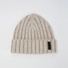 EMPORIO ARMANI 阿玛尼 男士徽标贴片羊毛针织帽 米色 EM003748 AF19897 M1179 商品缩略图0