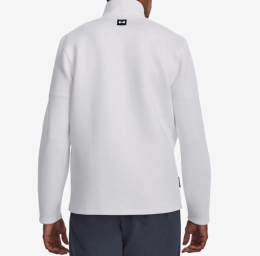 【2026新年冬装好礼】【商品热卖中，如无货将做自动退款】安德玛男士UA Storm高尔夫抓绒立领拼接运动卫衣1379723-100 商品图1