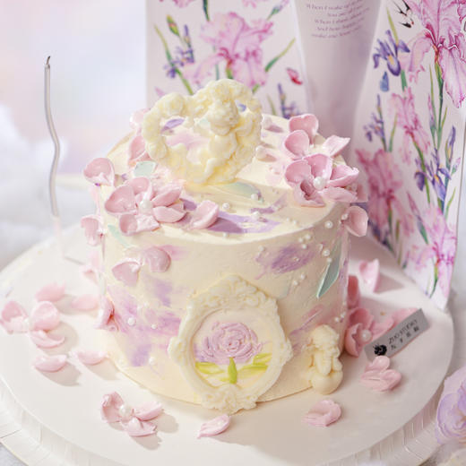 鲜花蛋糕【仙女的梦幻花园】1.5磅 香草奶油芒果夹心口味 商品图5