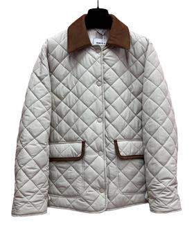 中性款刺绣绗缝羽绒服017