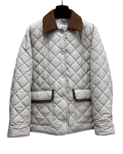 中性款刺绣绗缝羽绒服017 商品图0