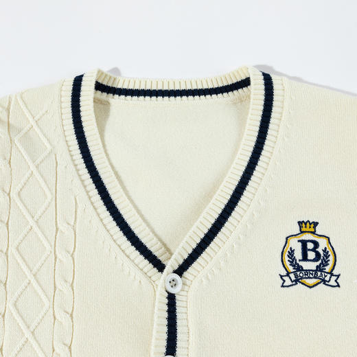 春秋中大童针织开衫外套男童毛衣舒适保暖童趣卡通儿童毛衫针织开衫ZB3ES052 商品图13