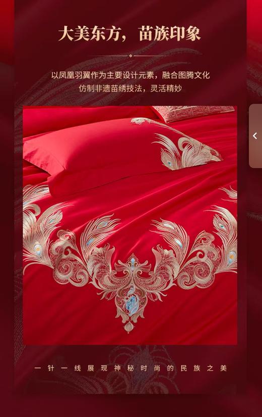 10楼  梦洁婚庆 纯棉绣花六件套 天禧合欢 吊牌价5999活动价3999 商品图2