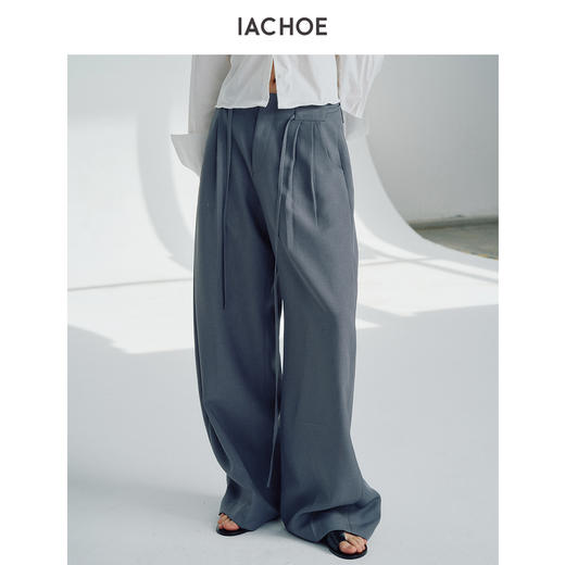 棉仓3661518014-自带腰带休闲裤 商品图2