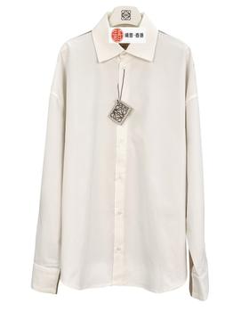 男款针织拼接长袖衬衫014