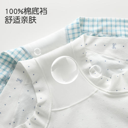 【3条装】10A抑菌奶油碎花纯棉小平角内裤女舒适全包臀加长裆2876多色平角内裤 商品图4