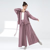 24755+24756#现代舞衬衣女舞蹈练功服宽松上衣成人形体训练服古典舞演出服长衫 商品缩略图0