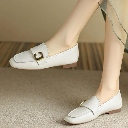 【牛皮材质】Tata同厂轻熟穆勒鞋丨法式乐福鞋 柔软舒适易打理 商品图2