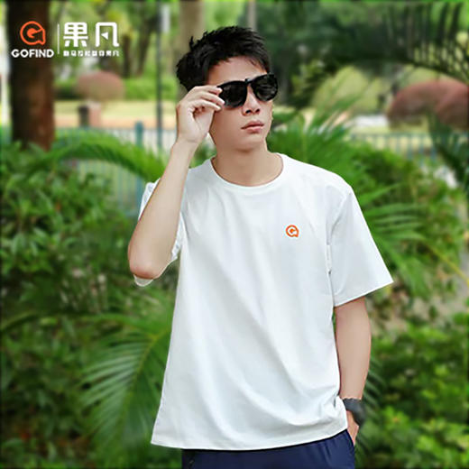 【休闲时尚短袖】果凡男女同款短袖棉感通勤T恤GTD21258 商品图4