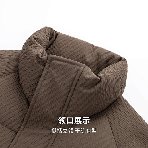 【含鸭绒】圣得西男士工装羽绒服2025秋季新款轻盈不跑绒立领外套 商品图6