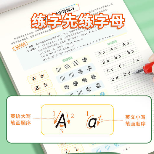 墨点衡水体英语字帖高中高考英语练字帖高分英语作文高考英语3000单词词汇衡水体英文字帖高中生英语临摹字帖英文练字帖练字备考 商品图9