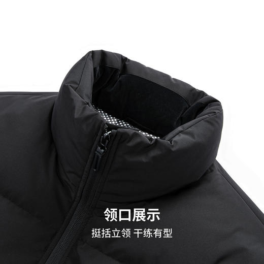 【含鸭绒】圣得西男士休闲立领面包服2025冬季新款简约不跑绒羽绒服 商品图6