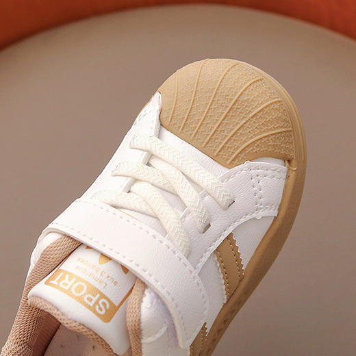 【轻盈鞋身！轻便灵巧】0-3岁儿童板鞋婴儿鞋子软底学步鞋魔术贴平底防滑女童鞋男童鞋潮。ra 商品图3