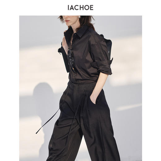 棉仓3661518014-自带腰带休闲裤 商品图1