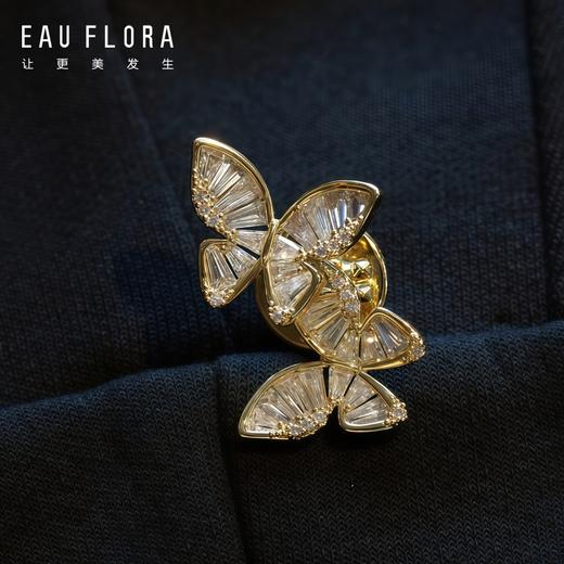 【双生蝴蝶】胸针·金银双色 商品图2