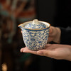 【汝窑缠枝莲旅行茶具】陶瓷快客杯 便携式户外旅行露营高档礼品 国庆出游 商品缩略图2