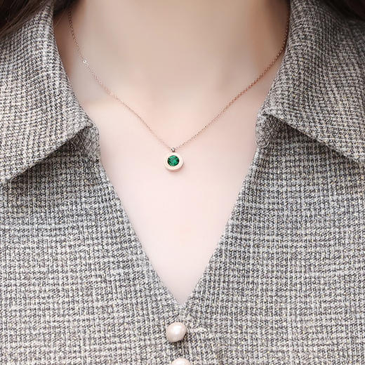 QYM 25CXB06衬衫领连衣裙高腰长袖中长款时尚A字裙 商品图3