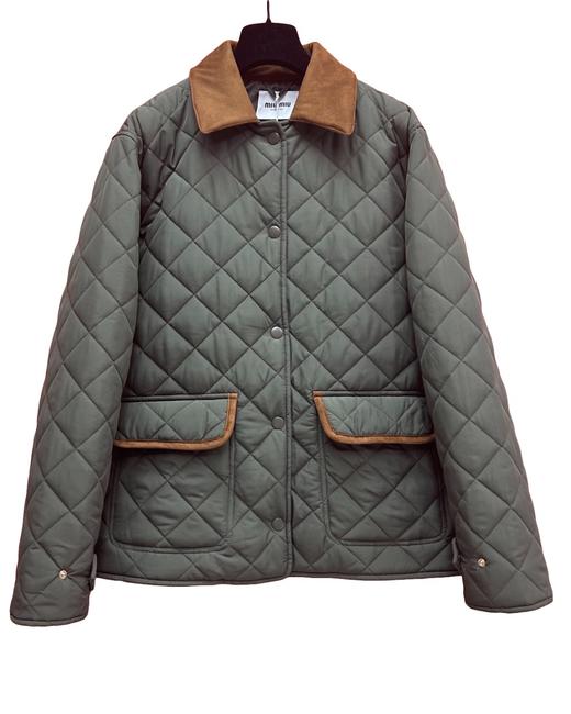 女款刺绣绗缝羽绒服017 商品图0