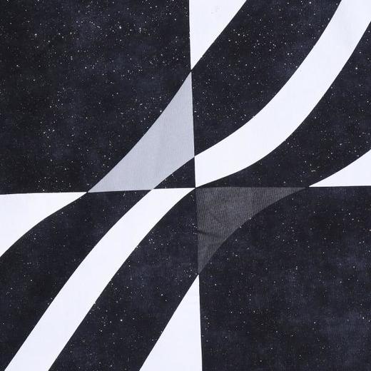 T4794秋季高级感新款男士潮牌满天星撞色拼接设计长袖T恤痞帅圆领上衣 商品图3