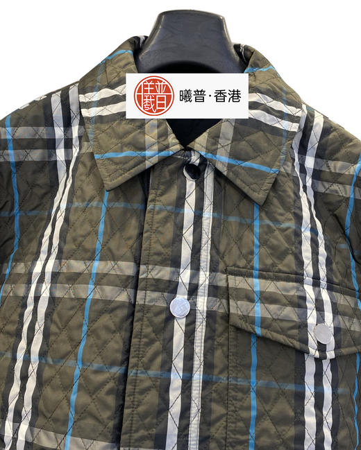 男款格纹双面穿夹克棉服007 商品图2