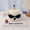 立体搞怪墨镜耍酷卡通蛋糕-低糖处理无添加 商品缩略图1