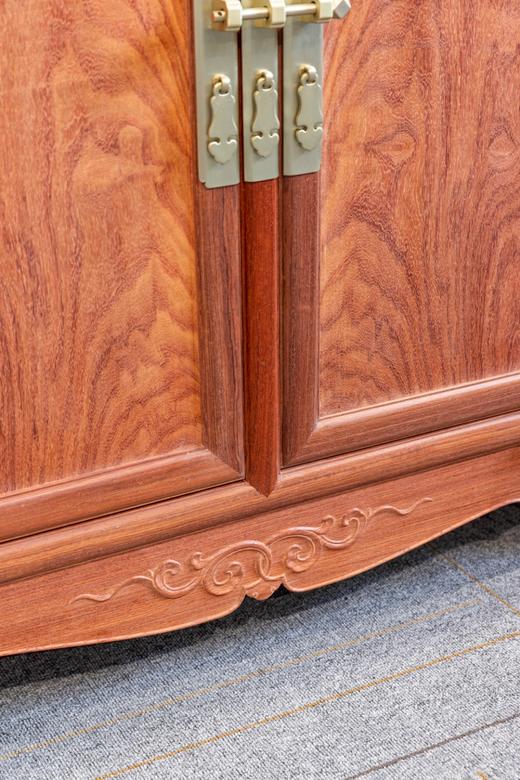 红桥红 家具严选  缅甸花梨(大果紫檀）  【二联橱】 商品图5