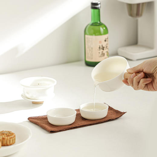 【旅行茶具套装】一壶二杯快客杯 便携户外露营泡茶壶陶瓷功夫茶具套装 国庆出游 商品图2
