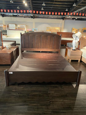 中古风实木床/A544-NY112
