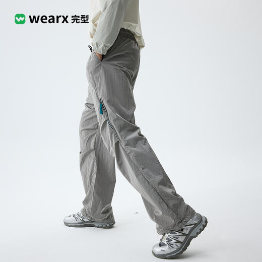 户外拉链撞色伞兵裤 商品图2