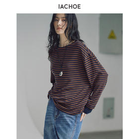 棉仓3561501005-条纹长袖T恤