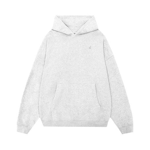 FDR旗舰店 简约廓形保暖空气层连帽卫衣男女宽松情侣帽衫上衣 商品图4