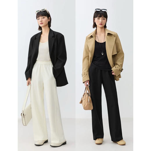 SUTUS/《本命空气裤》丨通勤百搭 松紧直筒裤 商品图1