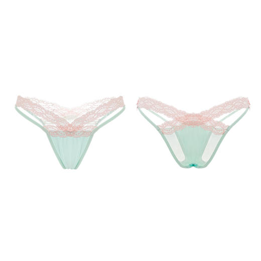 霏慕 娇嗲baby蕾丝饰边网纱透臀内裤7122 情趣内裤蕾丝内衣情侣趣味激情诱惑 商品图6