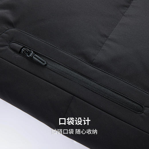 【含鸭绒】圣得西男士休闲立领面包服2025冬季新款简约不跑绒羽绒服 商品图9