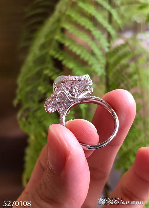 5270108，蛋面戒指。具体价格微信咨询 商品图5